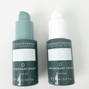 NEW Beauty Thinkers Antioxidant Boost Facial Oil & Cream Moisturizer 20ml each